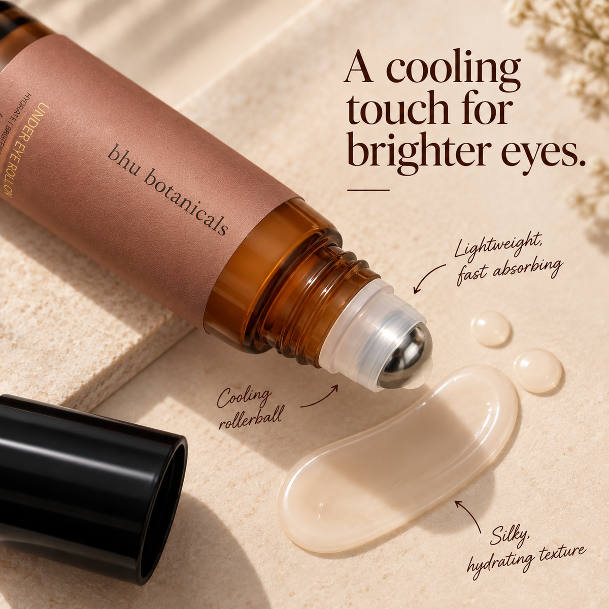 Eyes Don't Lie - Under Eye Roll On ( With Hyaluronic Acid, Rosehip Seed Oil & Caffeine) 12ml
