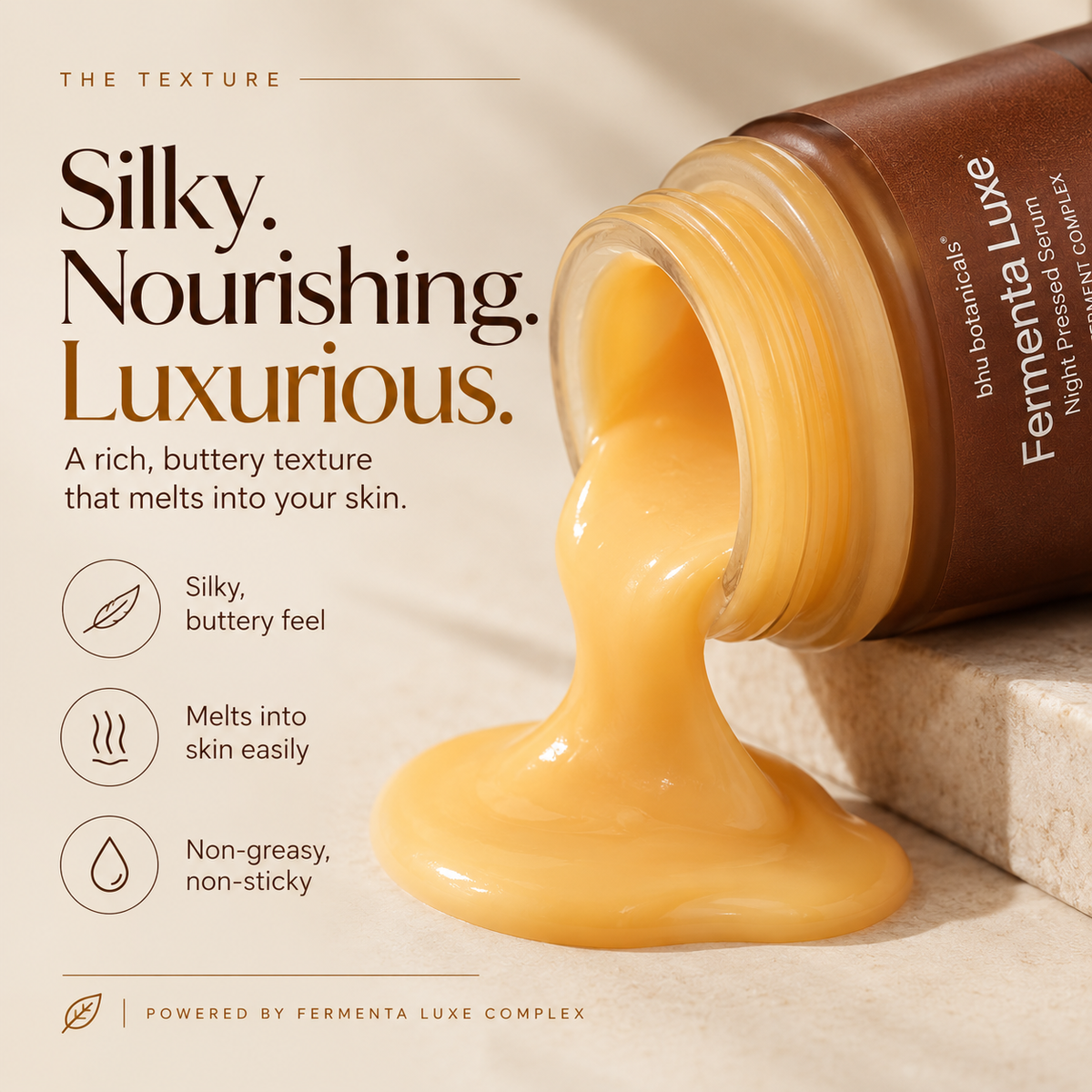 Fermenta Luxe Night Pressed Serum - TRIPLE FERMENT COMPLEX -50g