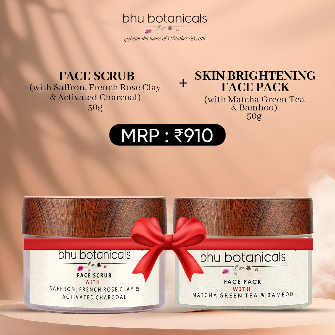 Face Scrub 50gm & Face Pack 50gm Combo