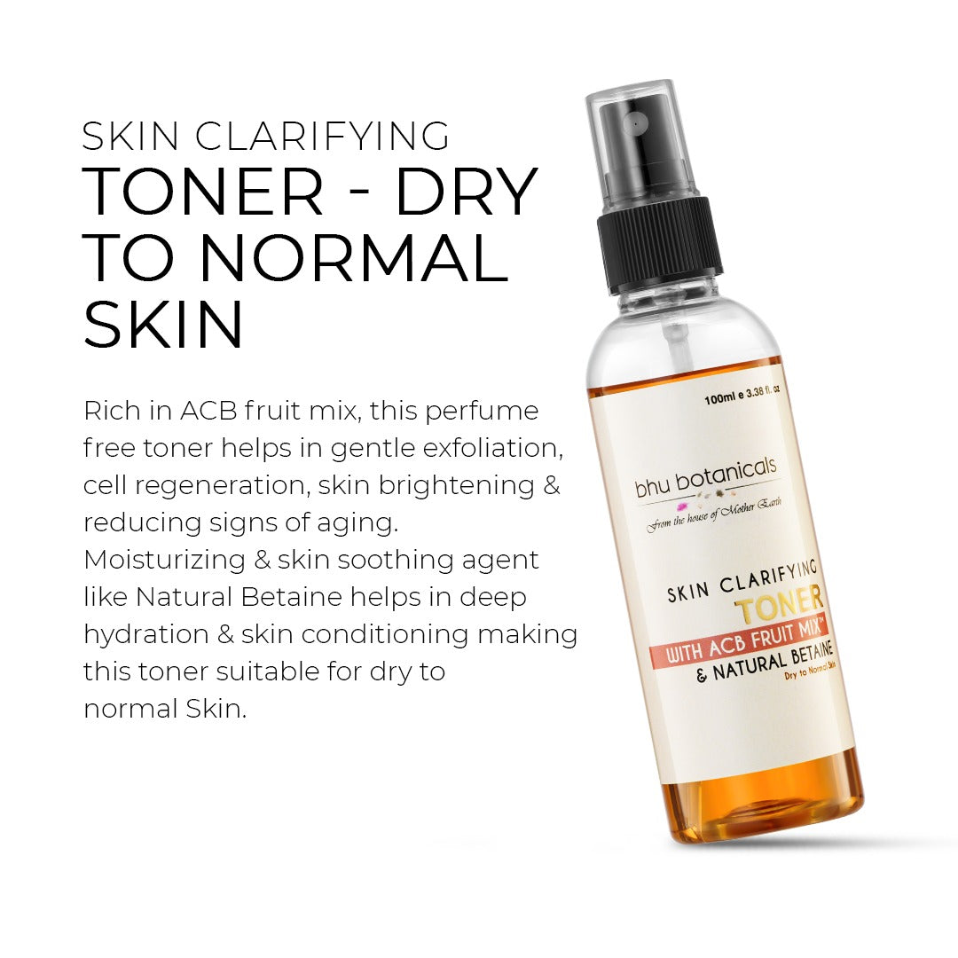 Skin Clarifying Toner - Dry to Normal Skin (With ACB Fruit Mix™ & Natural Betaine) 100ml