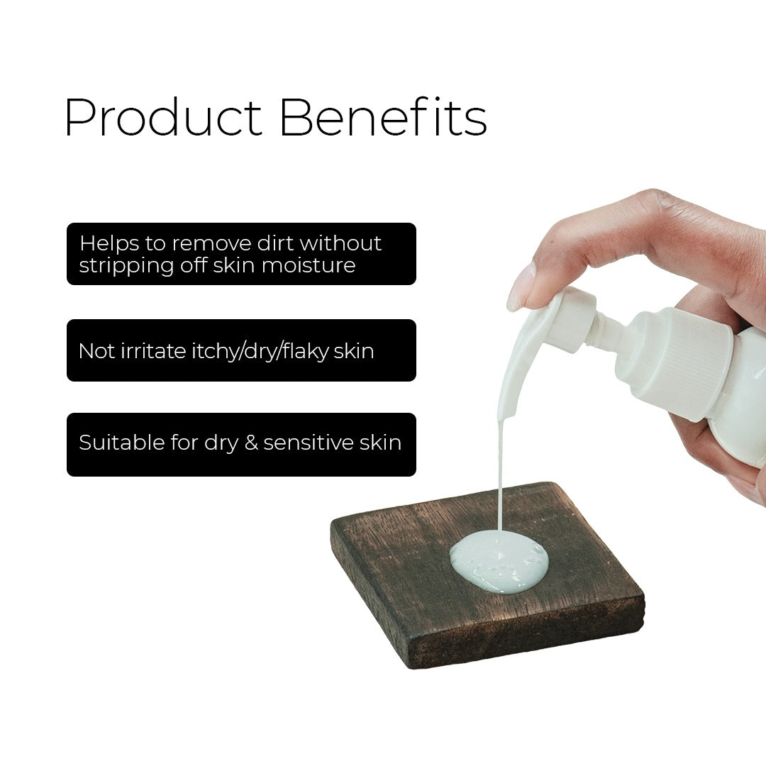 Cream Cleanser- Face Wash for Dry to Very Dry Skin & Sensitive Skin- 100 ml