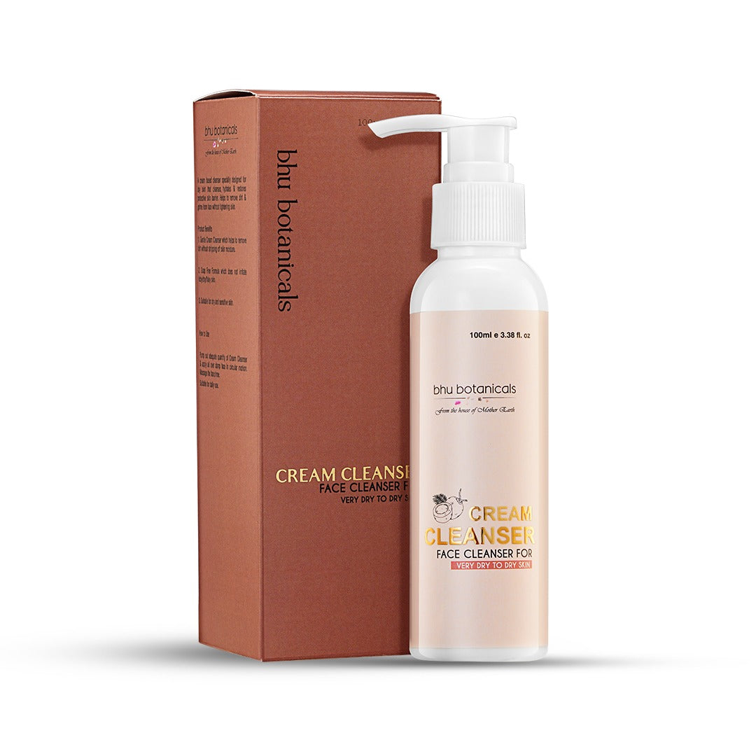 Cream Cleanser- Face Wash for Dry to Very Dry Skin & Sensitive Skin- 100 ml