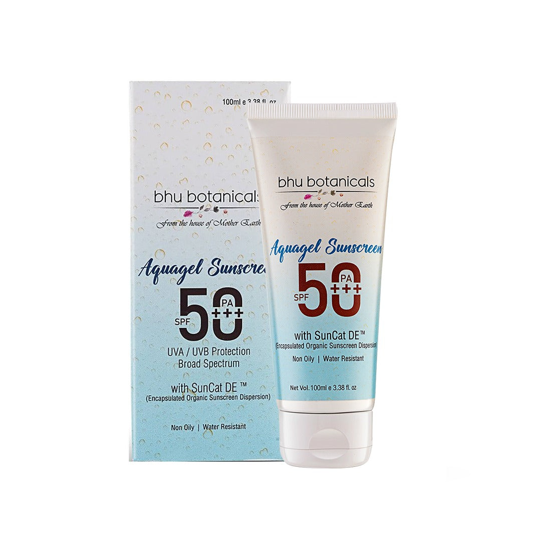 Aquagel Sunscreen SPF-50 PA+++ (Broad Spectrum Protection UVA/UVB) 100ml