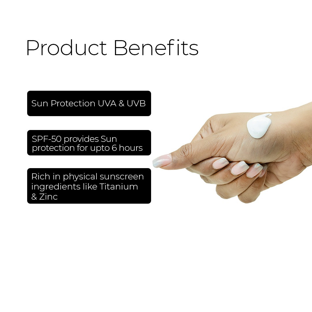 Sunscreen Lotion SPF-50 PA+++ (Broad Spectrum Protection UVA/UVB) 125ml