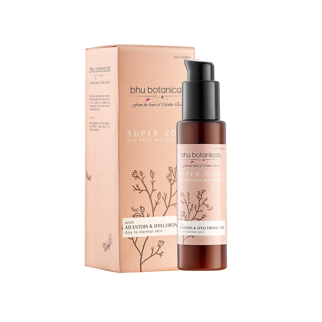 Super Soak - Oil Free Face Moisturizer (with Allantoin & Hyaluronic Acid) 100ml