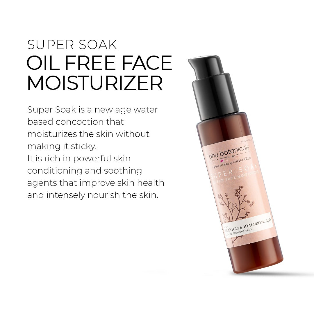 Super Soak - Oil Free Face Moisturizer (with Allantoin & Hyaluronic Acid) 100ml