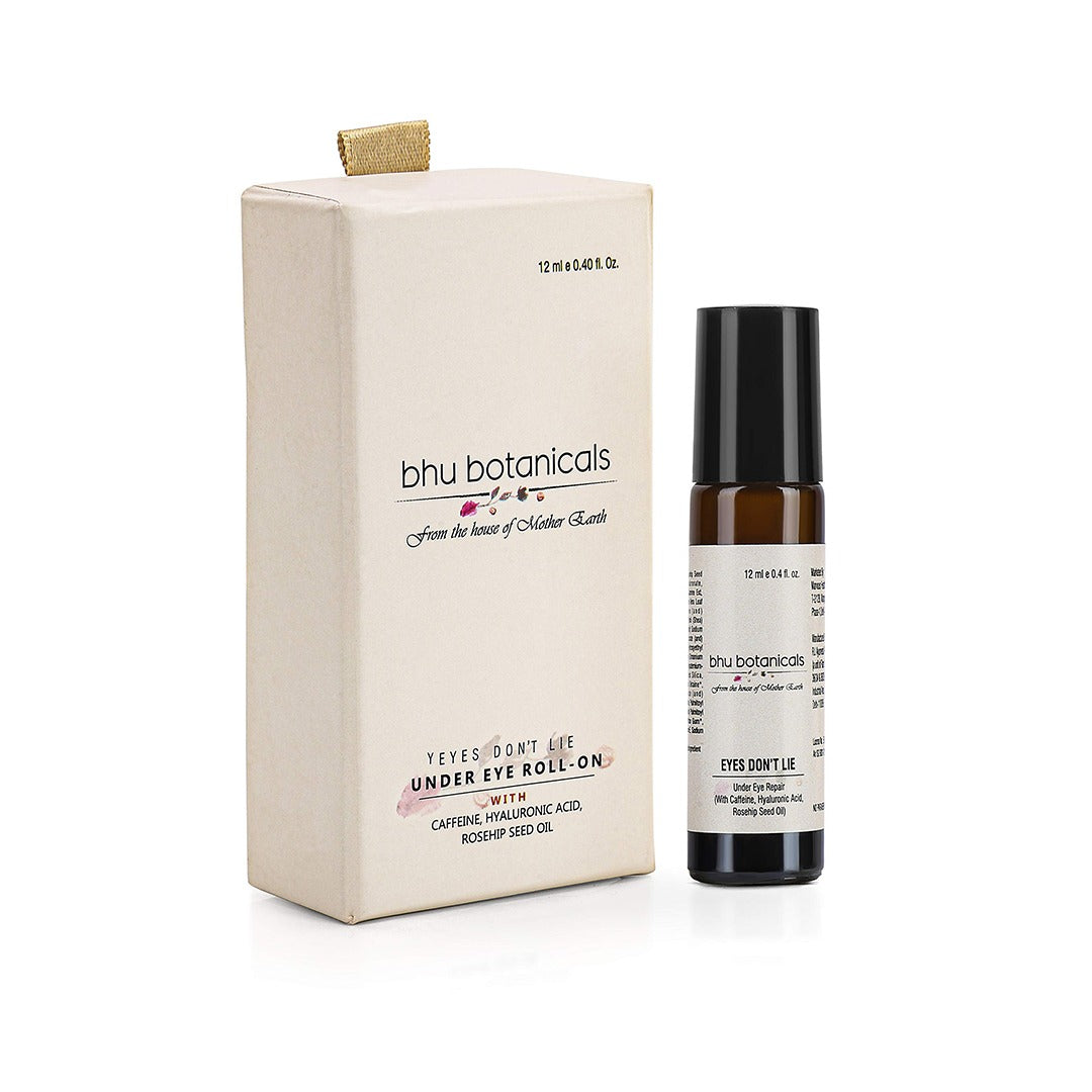 Eyes Don't Lie - Under Eye Roll On ( With Hyaluronic Acid, Rosehip Seed Oil & Caffeine) 12ml