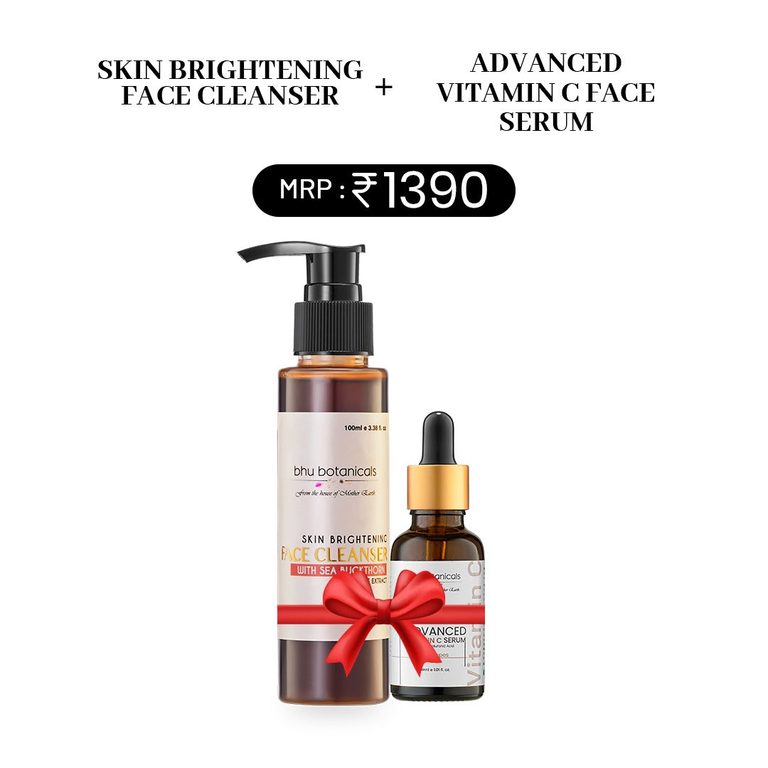 Face Cleanser 100ml and Advanced Vitamin C Serum 30ml