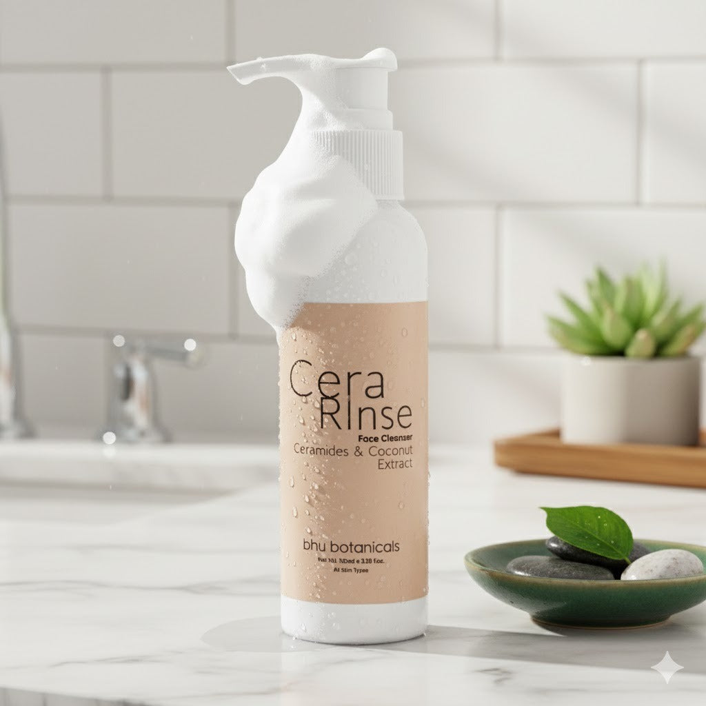 CeraRinse - Soap Free Face cleanser (Ceramides & Coconut Extract) 100ml