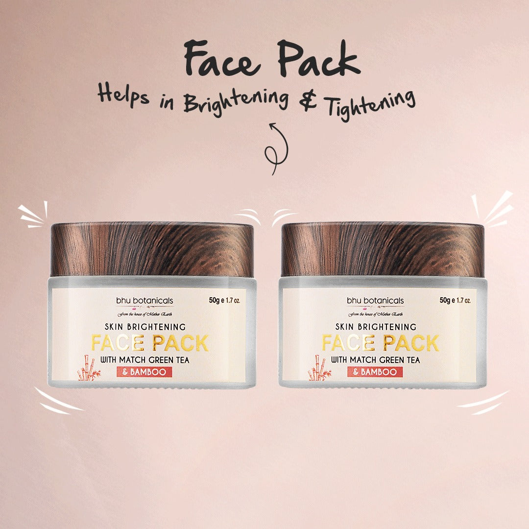 Skin Brightening Face Pack Twinning (50g x 2)