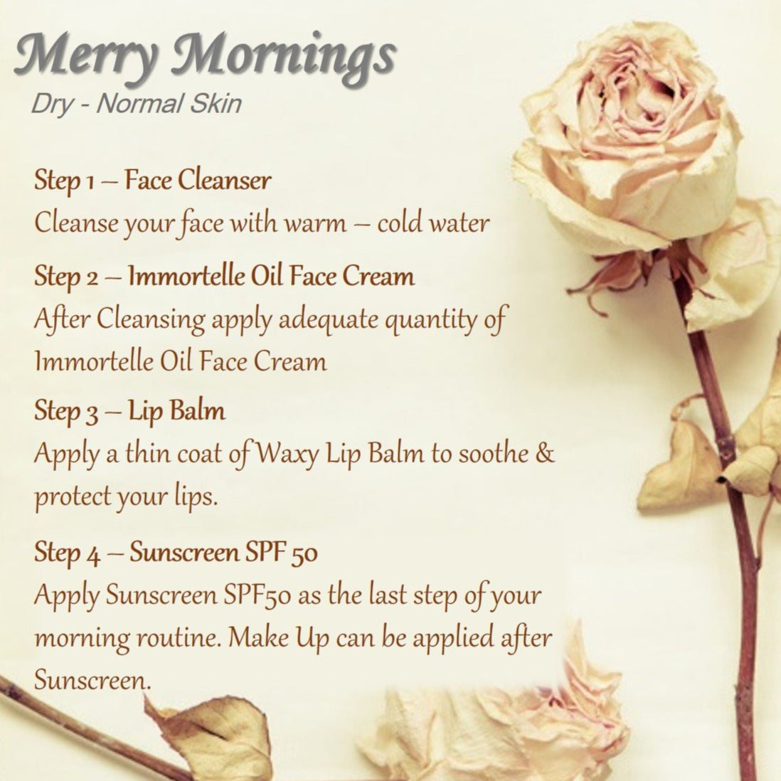 Merry Mornings - Dry to Normal Skin