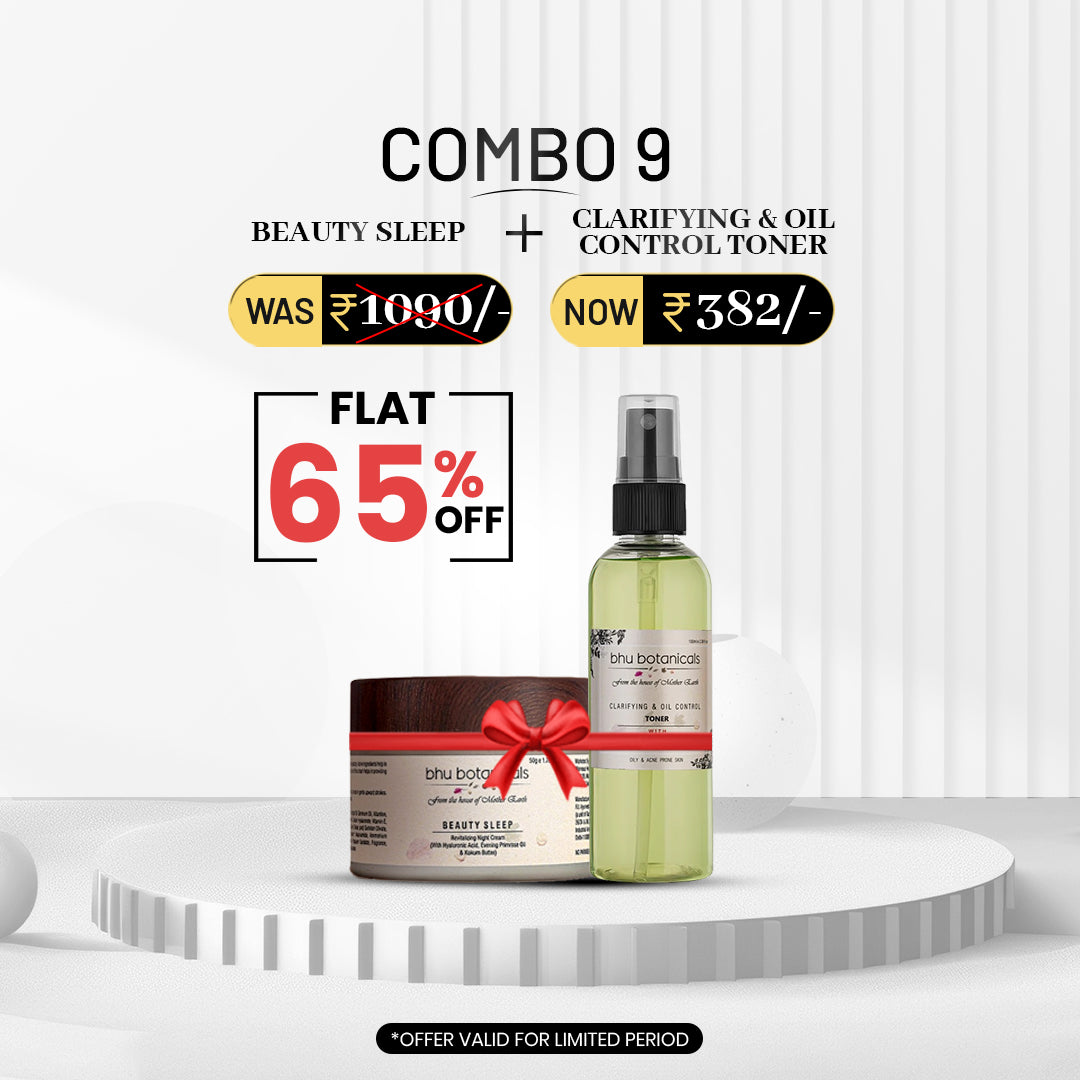 Combo 9 - Beauty Sleep Night Cream 50gm & Oil Control Toner 100ml