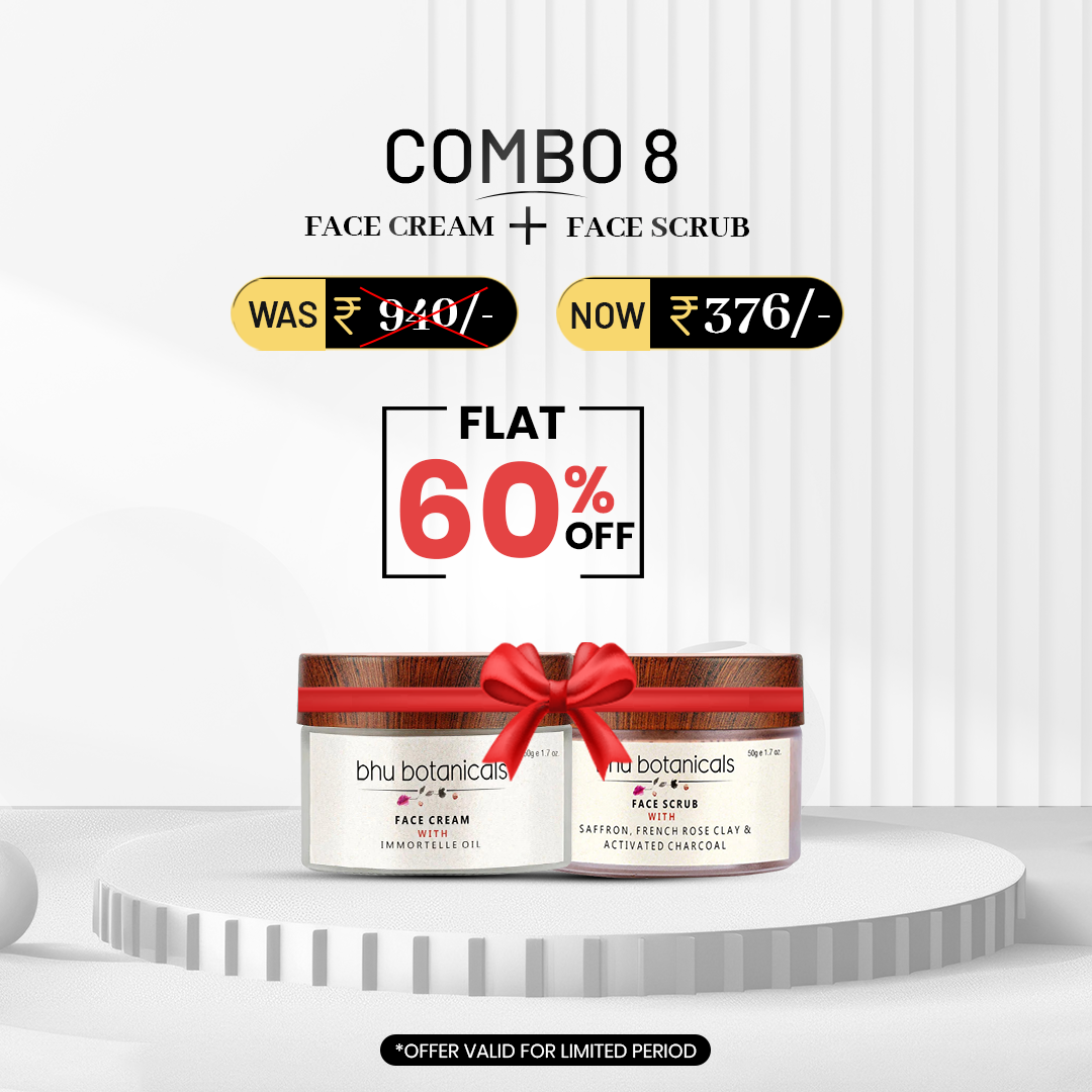 Combo 8 - Face Cream 50gm & Face Scrub 50gm