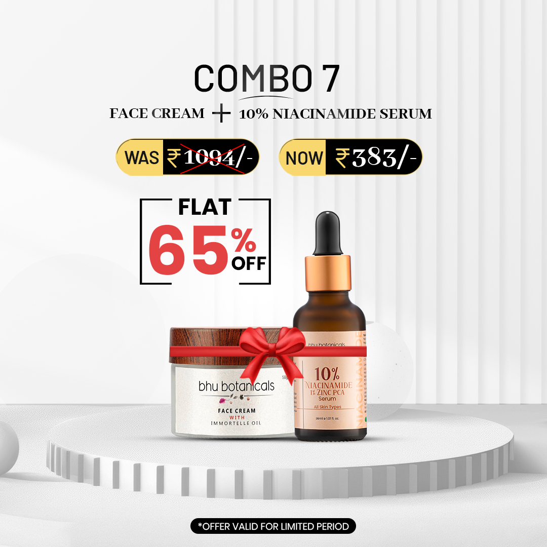 Combo 7 - Face Cream 50gm & 10% Niacinamide Serum 30ml