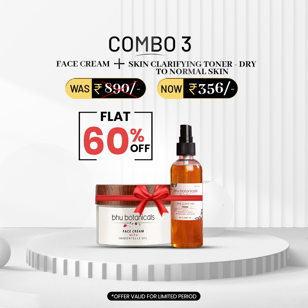 Combo 3 - Face Cream 50gm & Skin Clarifying Toner 100ml