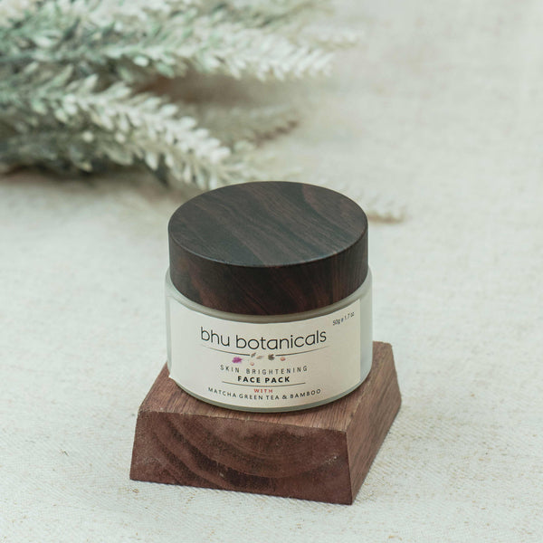 Skin Brightening Face Pack (with Matcha Green Tea & Bamboo) 50g