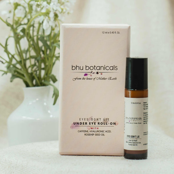 Eyes Don't Lie - Under Eye Roll On ( With Hyaluronic Acid, Rosehip Seed Oil & Caffeine) 12ml