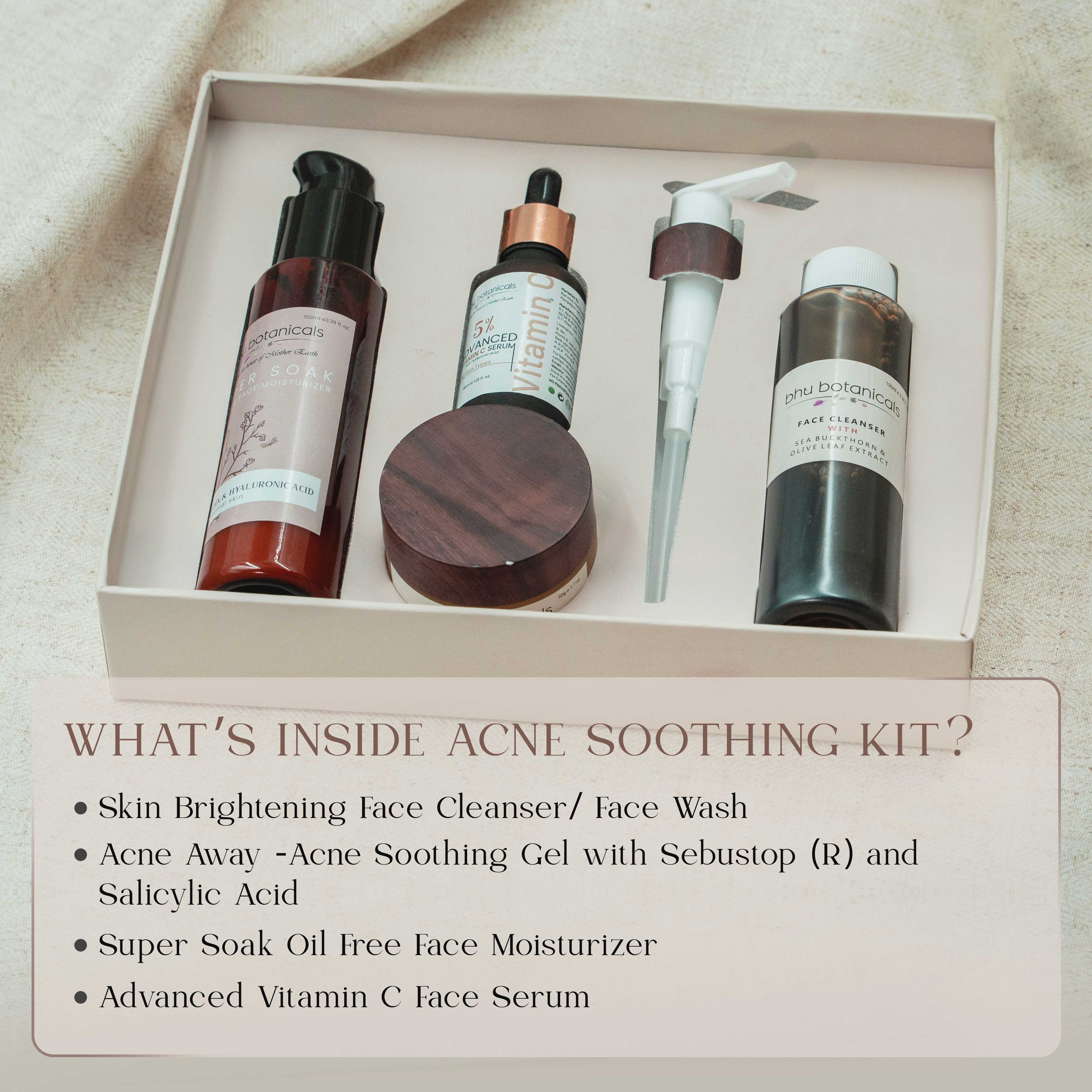 Acne Soothing Kit - Oily/ Combination/ Normal Acne Prone Skin 280gm