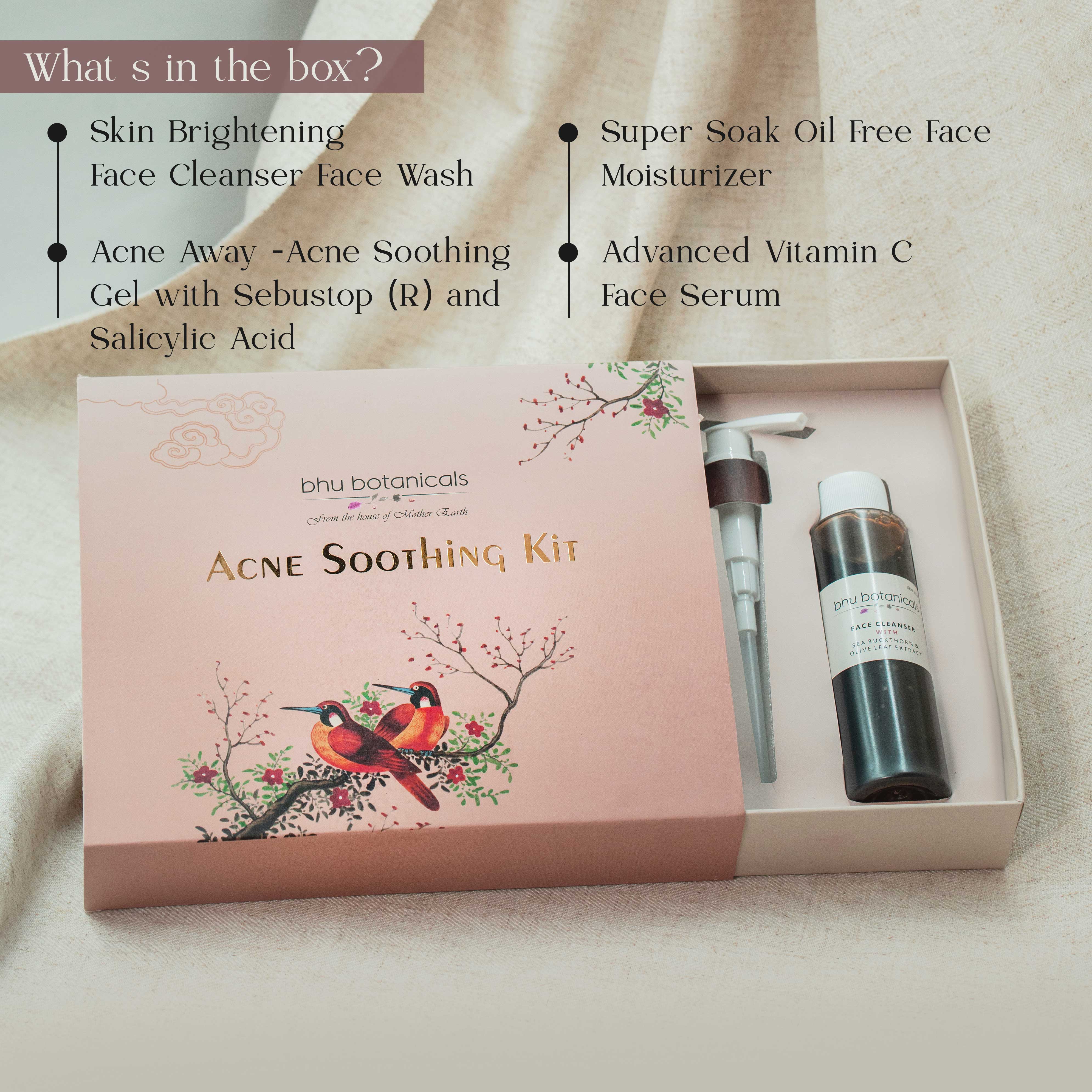 Acne Soothing Kit - Oily/ Combination/ Normal Acne Prone Skin 280gm