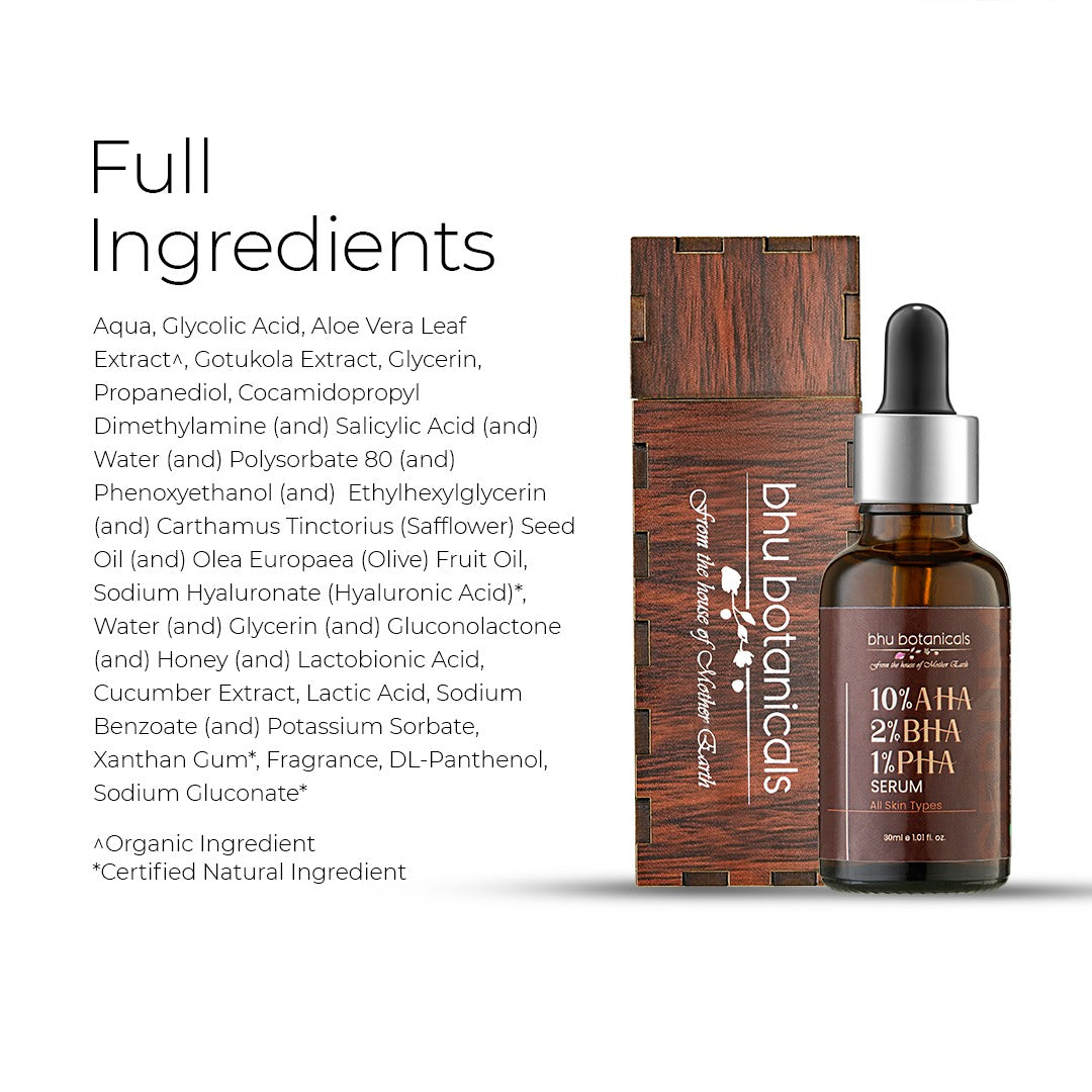 10% AHA 2% BHA 1% PHA Serum -  30ml