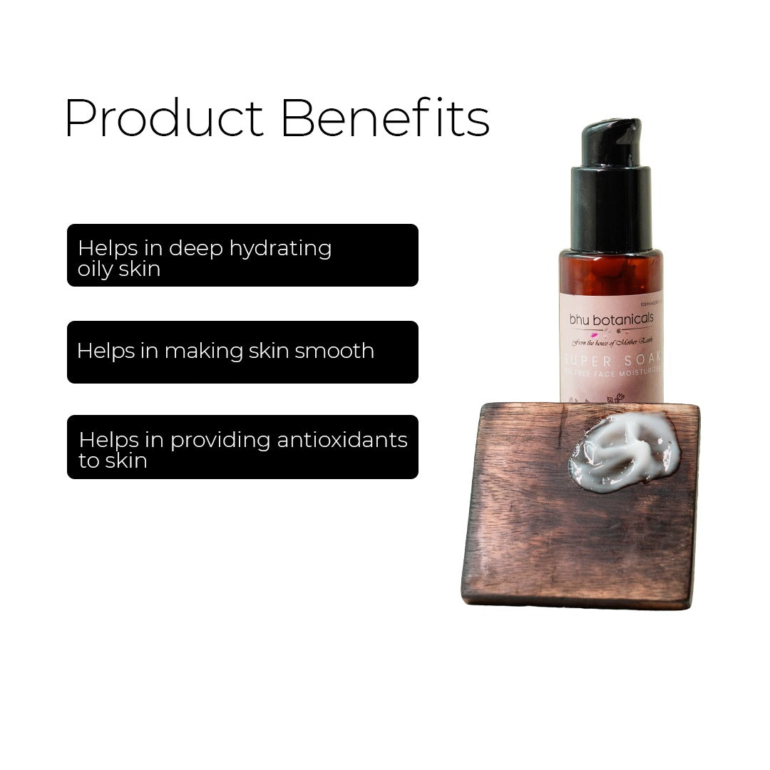 Super Soak - Oil Free Face Moisturizer (with Allantoin & Hyaluronic Acid) 100ml