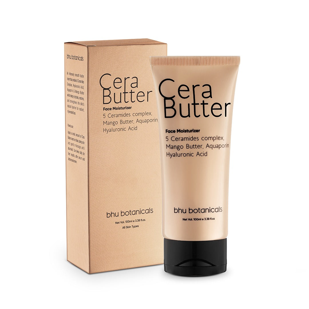 Cera Butter- Face Moisturiser (5 Ceramides complex with Mango Butter, Aquaporin, Hyaluronic Acid) 100ml