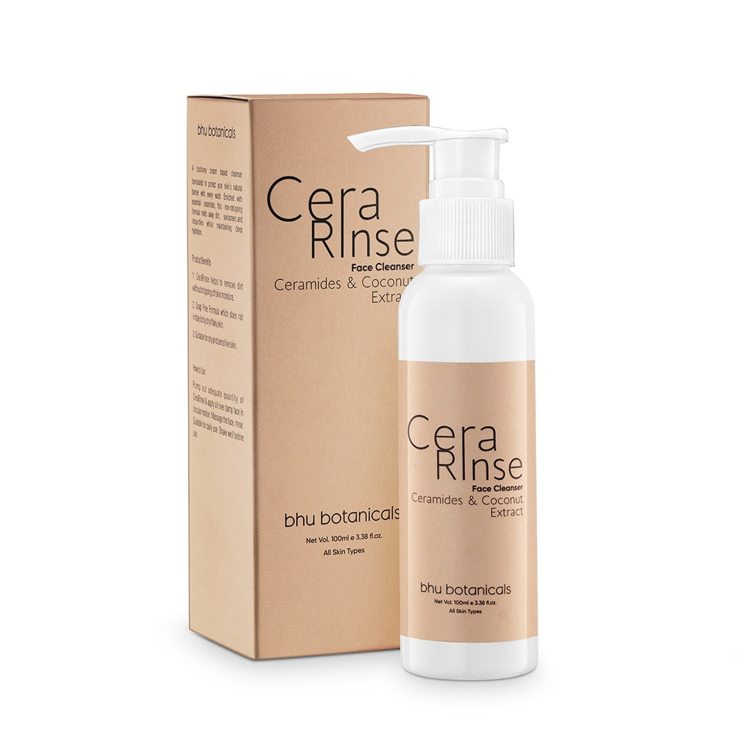 CeraRinse - Soap Free Face cleanser (Ceramides & Coconut Extract) 100ml