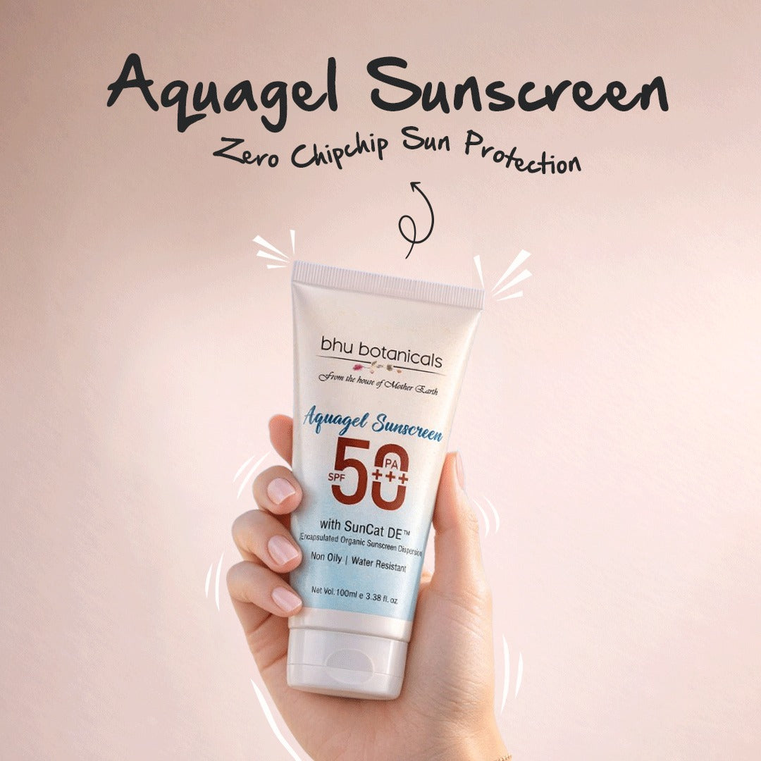 Aquagel Sunscreen SPF-50 PA+++ (Broad Spectrum Protection UVA/UVB) 100ml